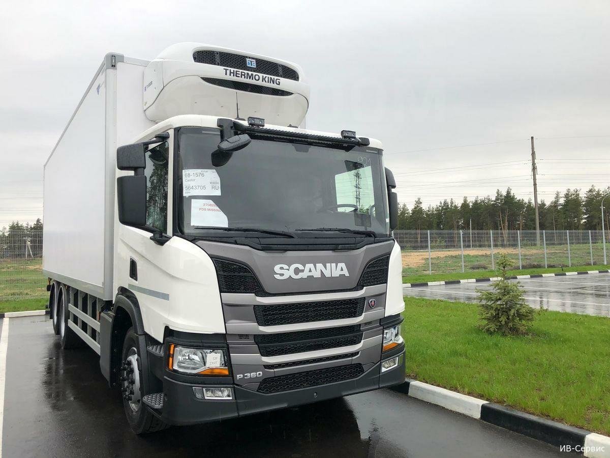 Scania P360 с рефрижератором